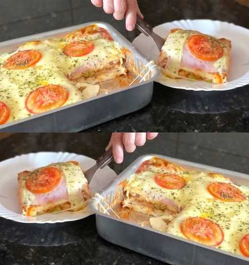 Addictive factor guaranteed, toast mozzarella casserole from the oven