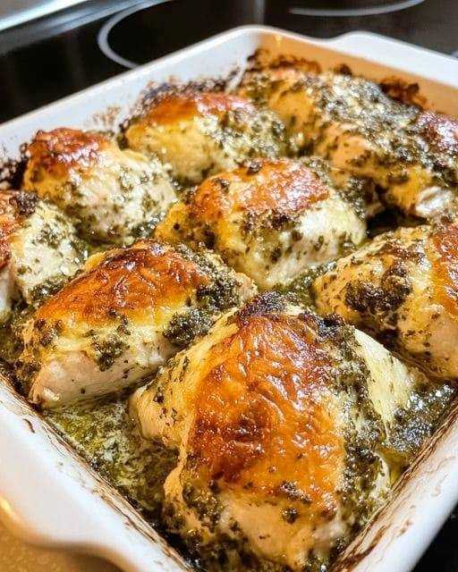Pesto Chicken Bake