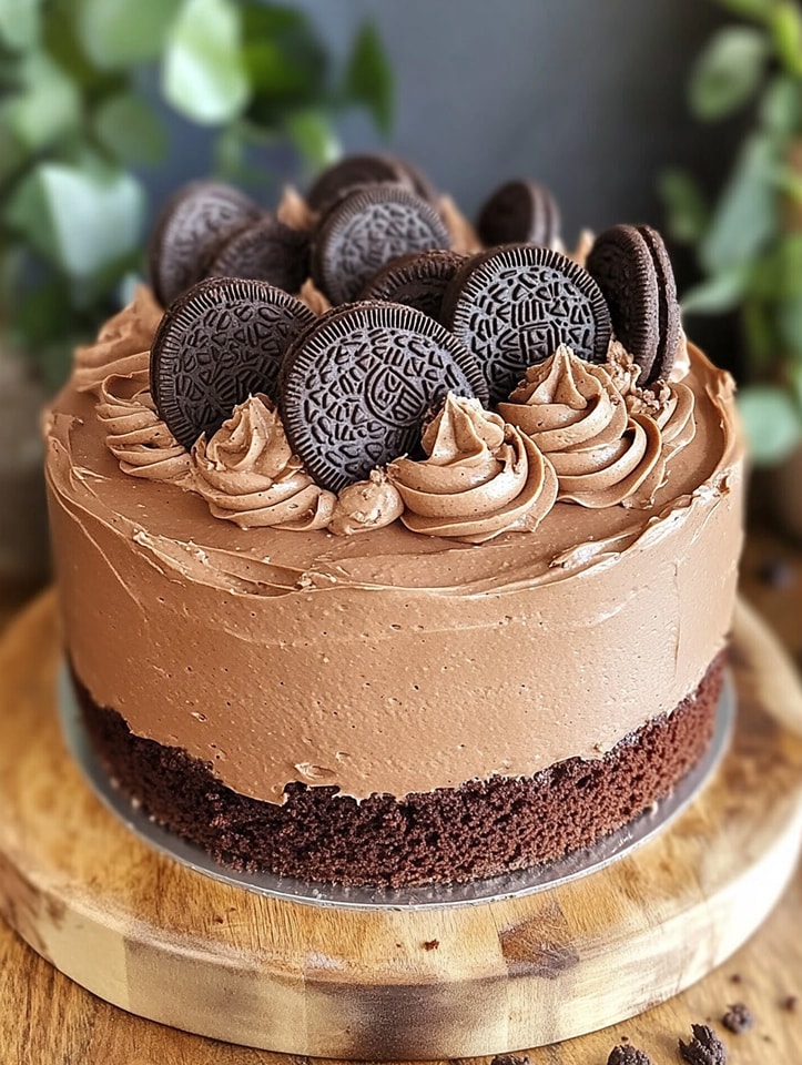 Rich & Creamy Oreo Chocolate Cake