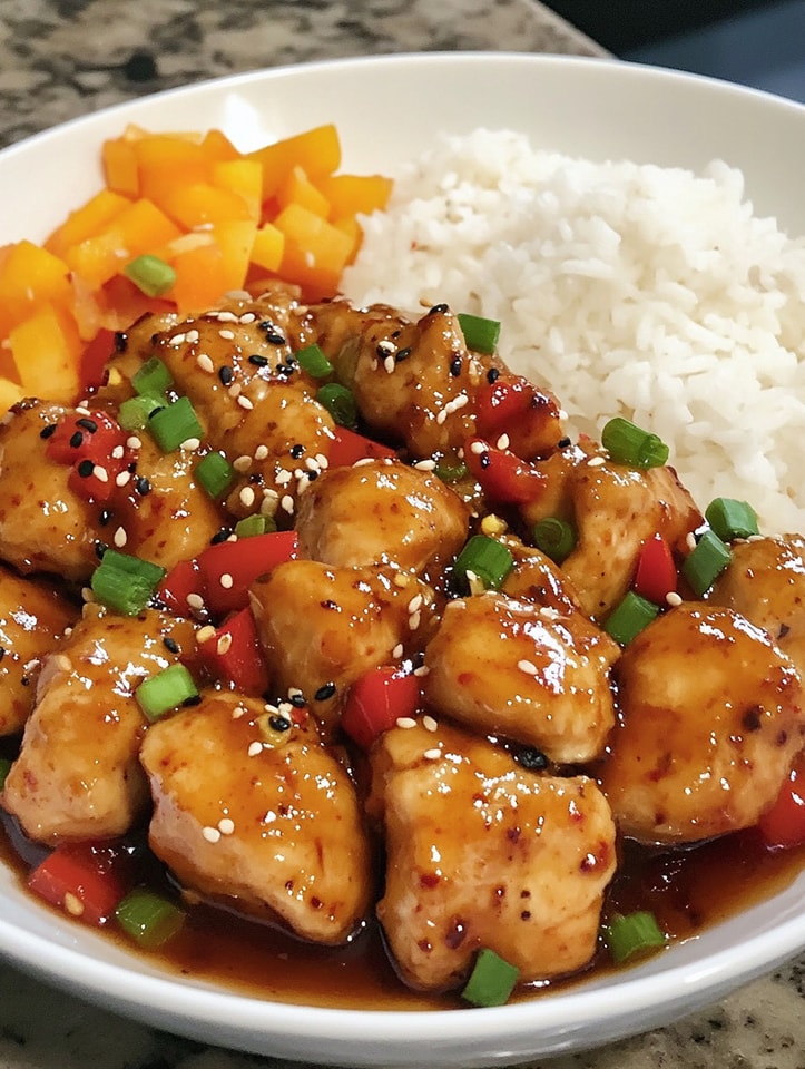 Easy Sweet and Spicy Honey Pepper Chicken