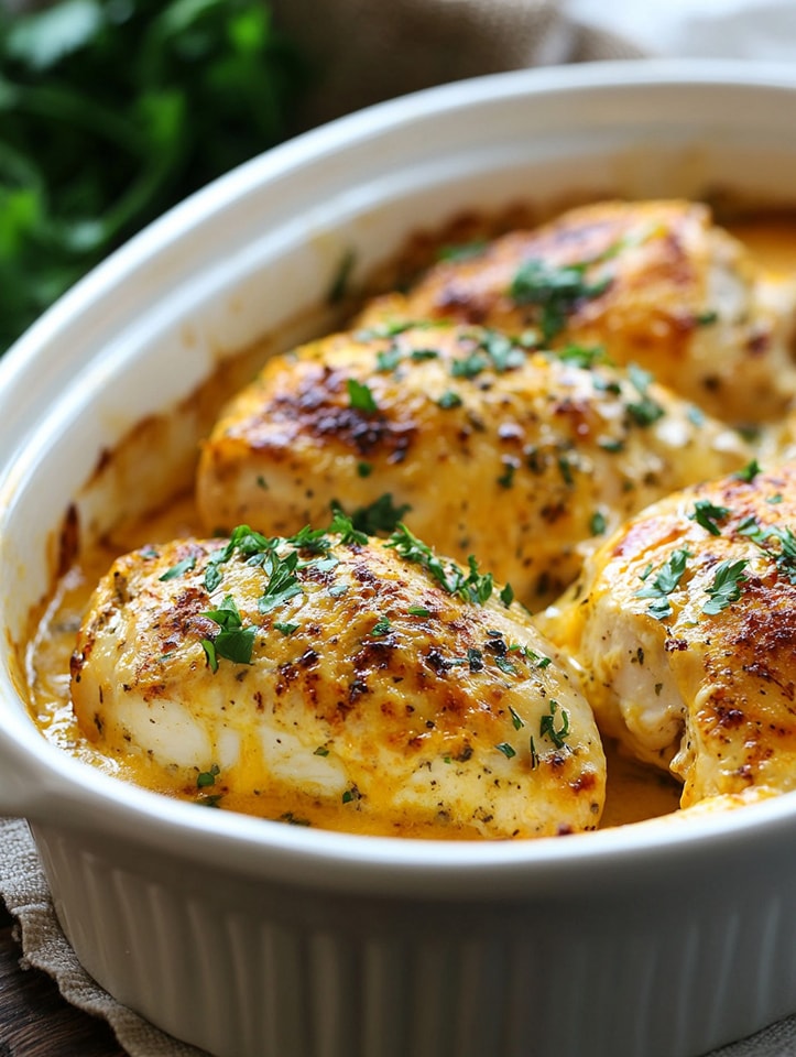 Cheesy Baked Chicken