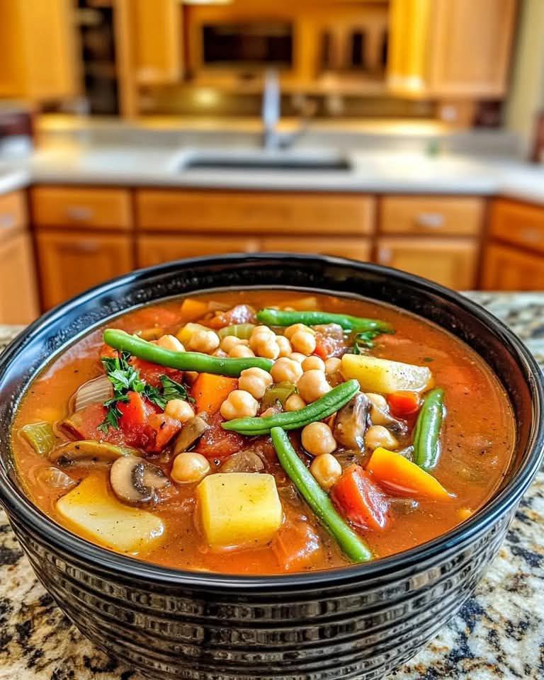 Cozy Vegan Comfort Stew in a Crockpot