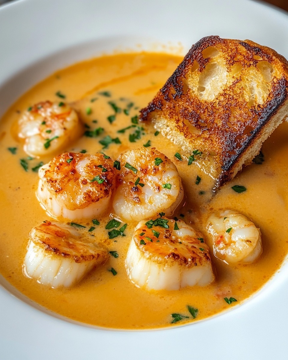 Seafood Bisque with Crab, Shrimp, and Lobster