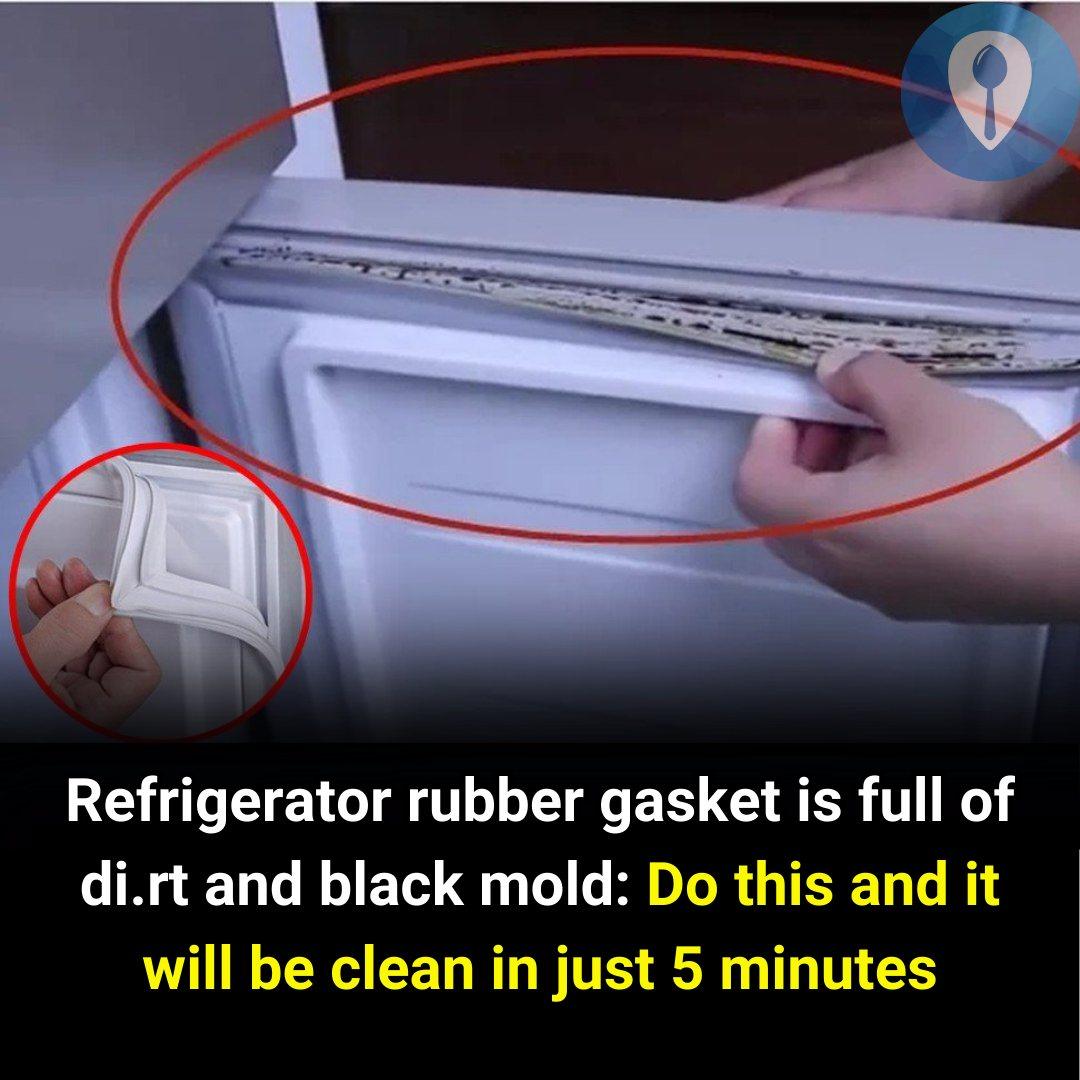 How to Clean the Refrigerator Rubber Gasket