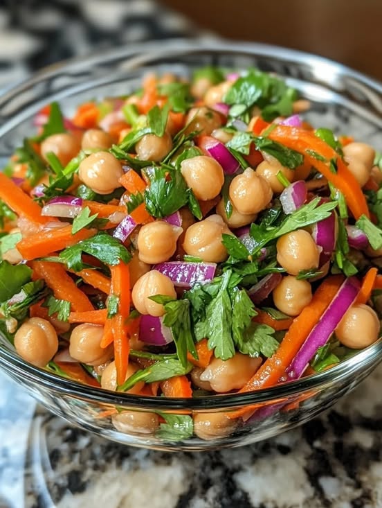 Crunchy Thai Chickpea Salad – A Fresh & Flavorful Delight