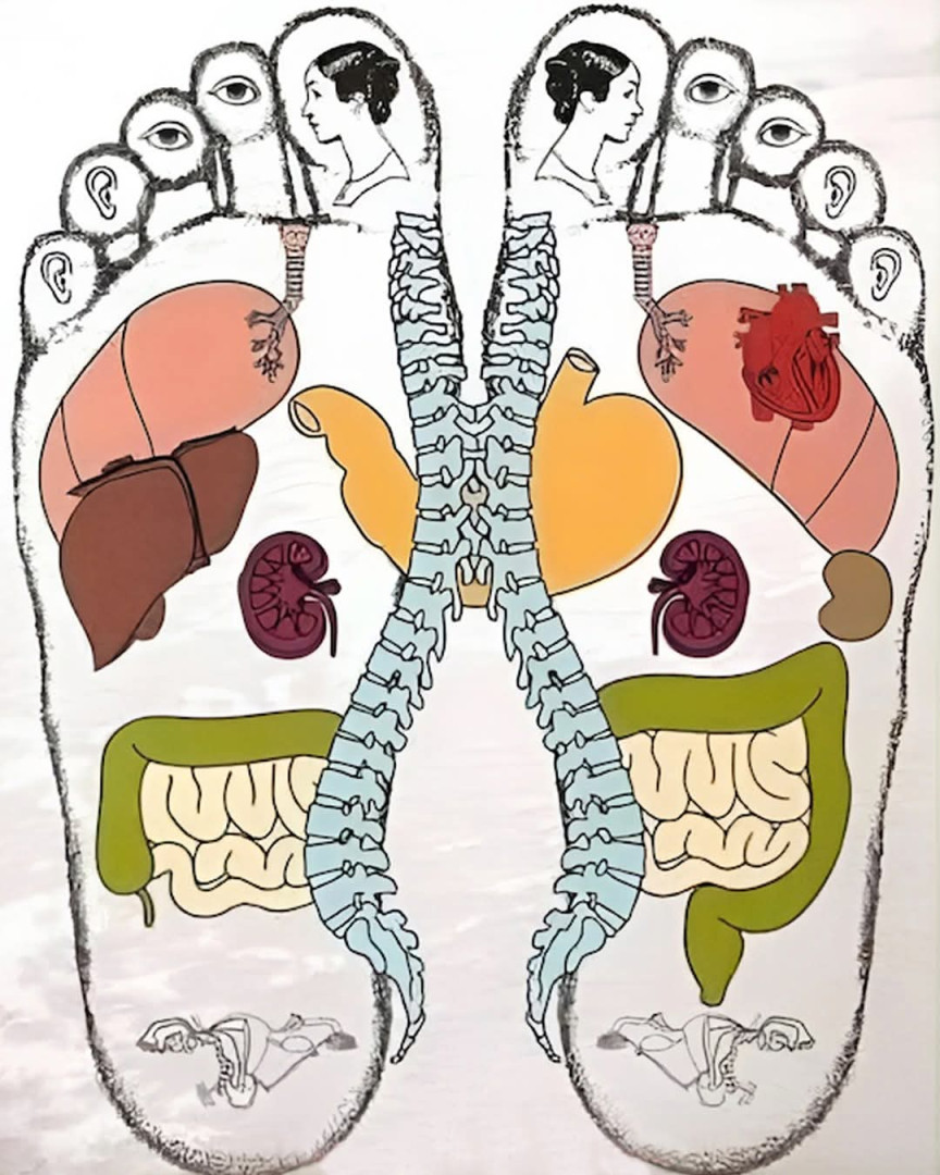 Why massage your feet before going to sleep?