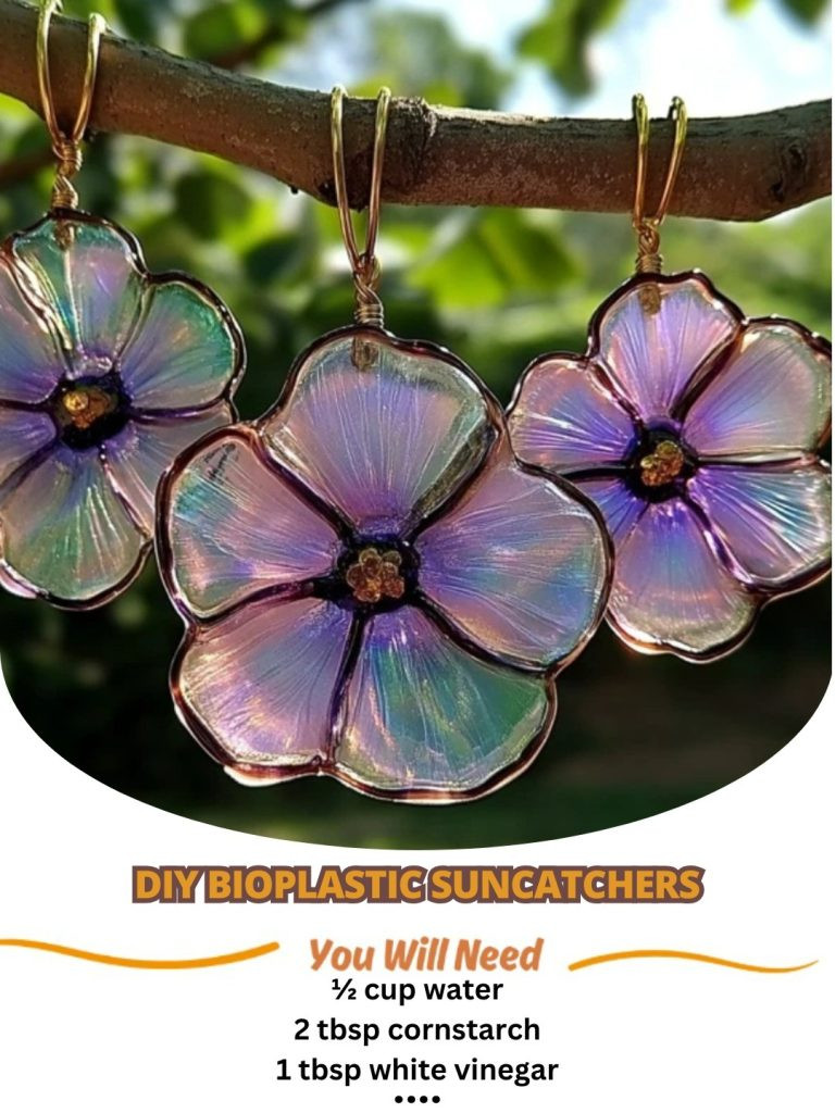 DIY Bioplastic Suncatchers 🌿♻️: Zero Stress, Zero Waste & Family-Friendly Fun (Plus Pro Tips for Monetization!)