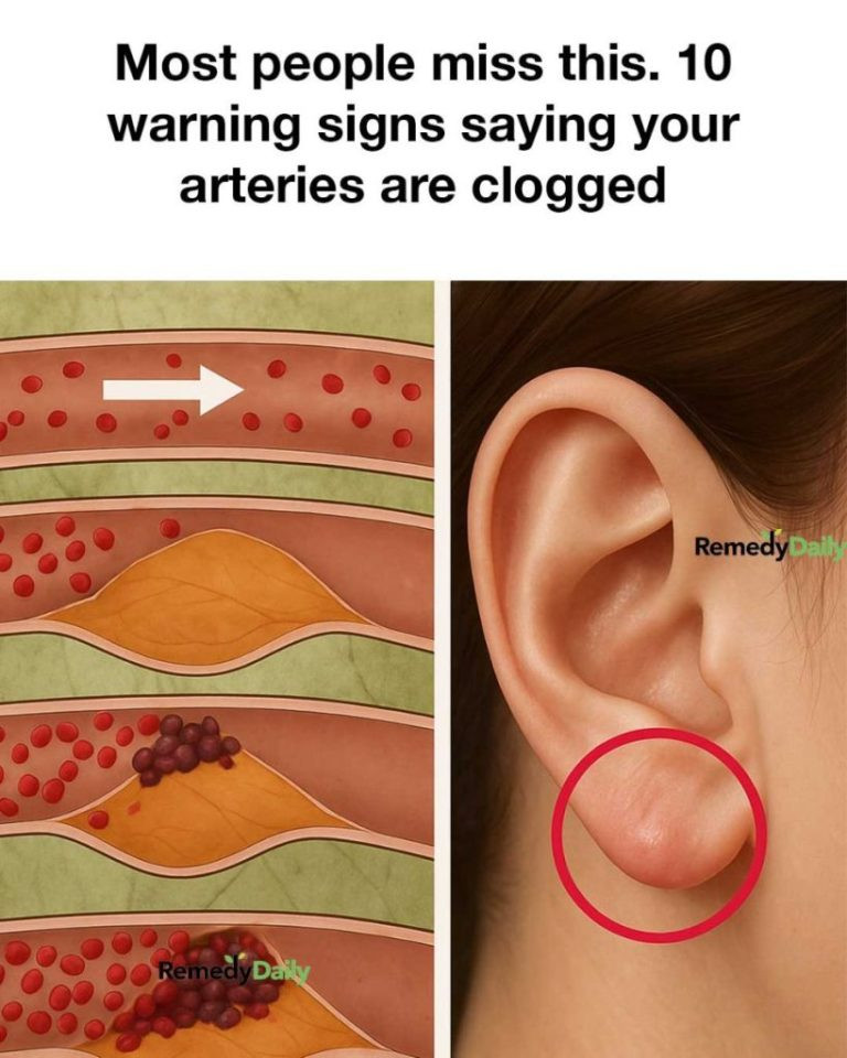 Most people miss this. 10 warning signs saying your arteries are clogged