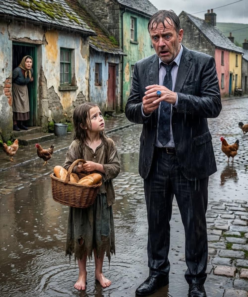 “A girl selling bread caught sight of the ring on a millionaire’s hand— and in that instant, a past he had buried for sixteen years came rushing back.  That June afternoon, rain drenched the cobblestone streets of San Miguel de Allende, turning the city into a blur of gray reflections. From the back seat of his black SUV, Diego Salazar watched the water streak down the glass, each drop feeling heavier than the last.  At thirty-six, Diego had built a tech empire powerful enoug … See more