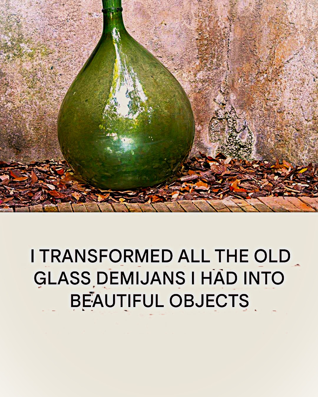 How to Reuse Old Demijohns for Spring: Creative and Sustainable Ideas