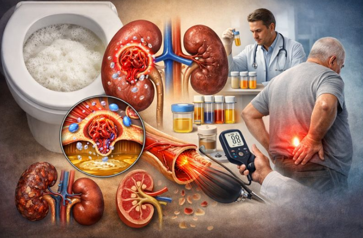 The risk of foam in your urine.🤔🤯… See more