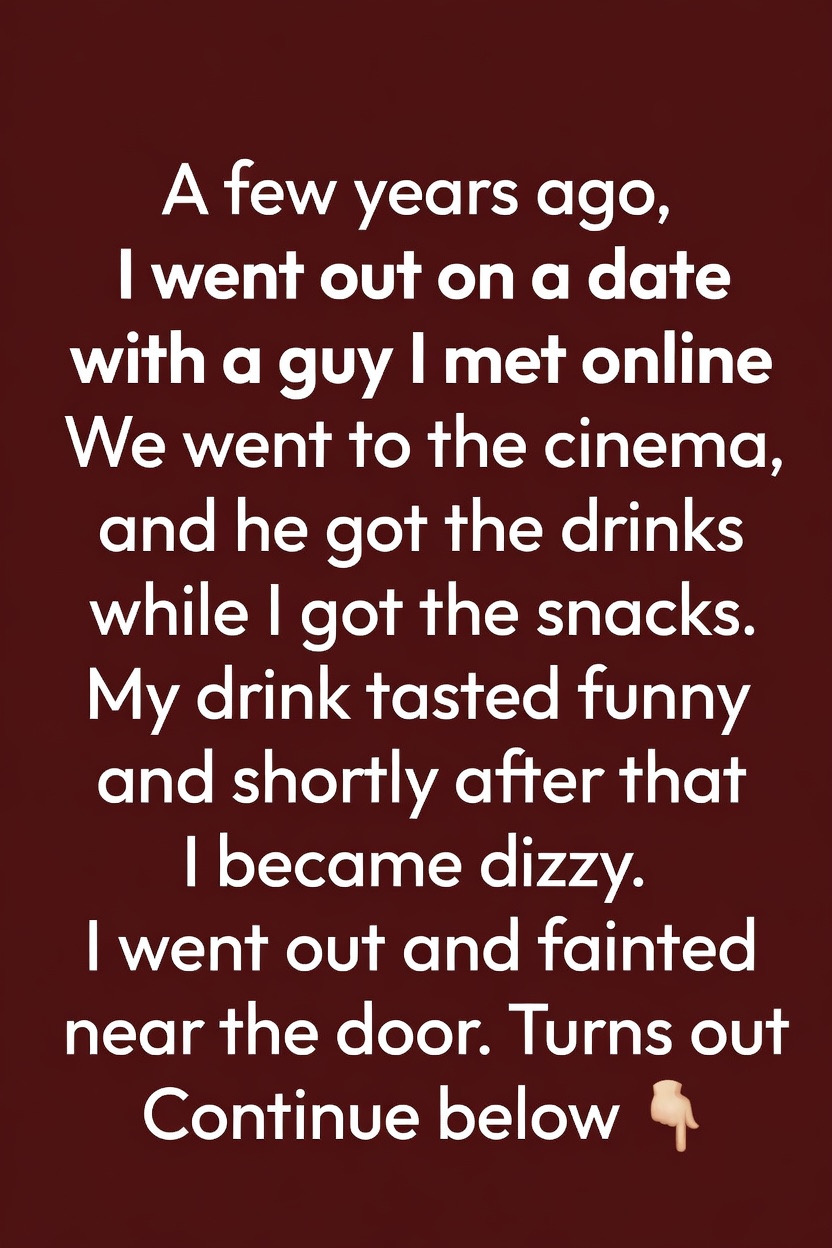 My Drink Tasted Funny… Then Everything Went Black